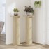 Soportes para plantas 2 uds madera roble Sonoma 30x30x95