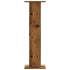 Soportes para plantas 2 uds madera roble envejecido 30x30x95