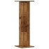 Soportes para plantas 2 uds madera roble envejecido 30x30x95