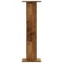 Soportes para plantas 2 uds madera roble envejecido 30x30x95