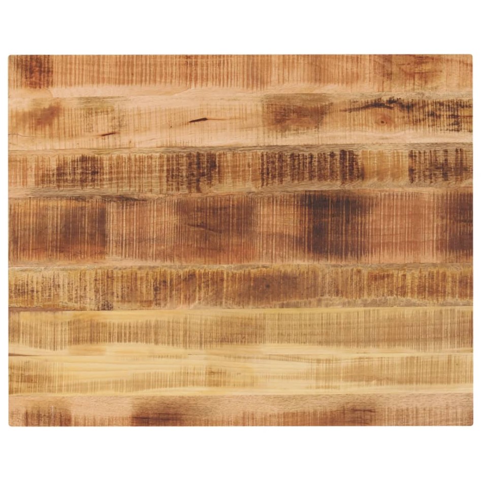 Tablero de mesa rectangular madera mango rugosa 90x80x2,5