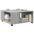 Mesa de centro madera de ingeniería gris Sonoma 80x80x40