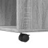 Mesa de centro madera de ingeniería gris Sonoma 80x80x40