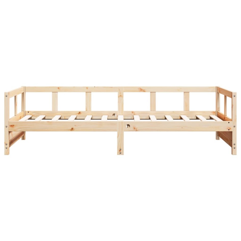 Sofá cama madera maciza de pino blanco 90x200