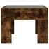 Mesita de noche con Infinity LED roble ahumado 40x40x30