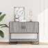 Mesa consola madera de ingeniería gris Sonoma 100x35x74,5