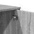 Mesa consola madera de ingeniería gris Sonoma 100x35x74,5
