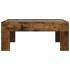 Mesa de centro con Infinity LED roble ahumado 70x50x30
