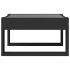 Mesa de centro con Infinity LED negro 50x53x30