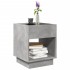Mesa de centro con Infinity LED gris hormigón 40x40x50