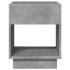 Mesa de centro con Infinity LED gris hormigón 40x40x50