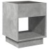 Mesa de centro con Infinity LED gris hormigón 40x40x50