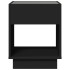 Mesa de centro con Infinity LED negro 40x40x50