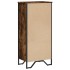 Estantería madera de ingeniería roble ahumado 50x31x106