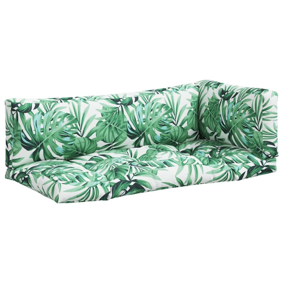 Cojines para palets 3 unidades tela estampado de