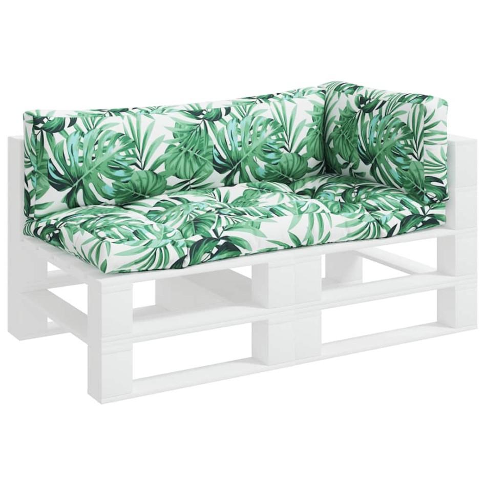 Cojines para palets 3 unidades tela estampado de