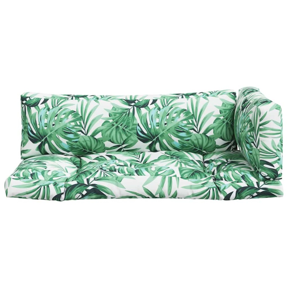 Cojines para palets 3 unidades tela estampado de