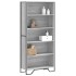 Estantería madera de ingeniería color gris Sonoma 80x31x169