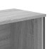 Estantería madera de ingeniería color gris Sonoma 80x31x169