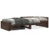 Estructura de cama sin colchón madera marrón roble 75x190