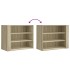 Armario de pared madera de ingeniería roble Sonoma 75x35x60