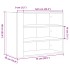 Armario de pared madera de ingeniería roble Sonoma 75x35x60