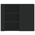 Armario de pared madera de ingeniería negro 75x35x60