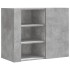 Mueble de pared madera ingeniería gris hormigón 75x35x60
