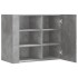 Mueble de pared madera ingeniería gris hormigón 75x35x60