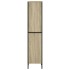 Estantería de madera de ingeniería roble Sonoma 50x31x137,5