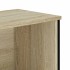 Estantería de madera de ingeniería roble Sonoma 50x31x137,5