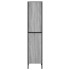Estantería de madera de ingeniería gris Sonoma 50x31x137,5