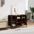 Zapatero de madera de ingeniería roble ahumado 90x38x61,5