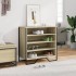 Zapatero de madera de ingeniería roble Sonoma 80x38x78