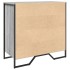 Zapatero de madera de ingeniería gris Sonoma 80x38x78