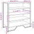 Zapatero de madera de ingeniería gris Sonoma 80x38x78