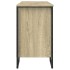 Armario lavabo baño madera ingeniería roble Sonoma 91x35x60