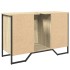 Armario lavabo baño madera ingeniería roble Sonoma 91x35x60