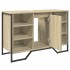 Armario lavabo baño madera ingeniería roble Sonoma 91x35x60
