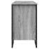 Armario lavabo baño madera ingeniería gris Sonoma 91x35x60