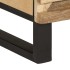 Mesita de noche de madera maciza de mango rugosa 50x34x62