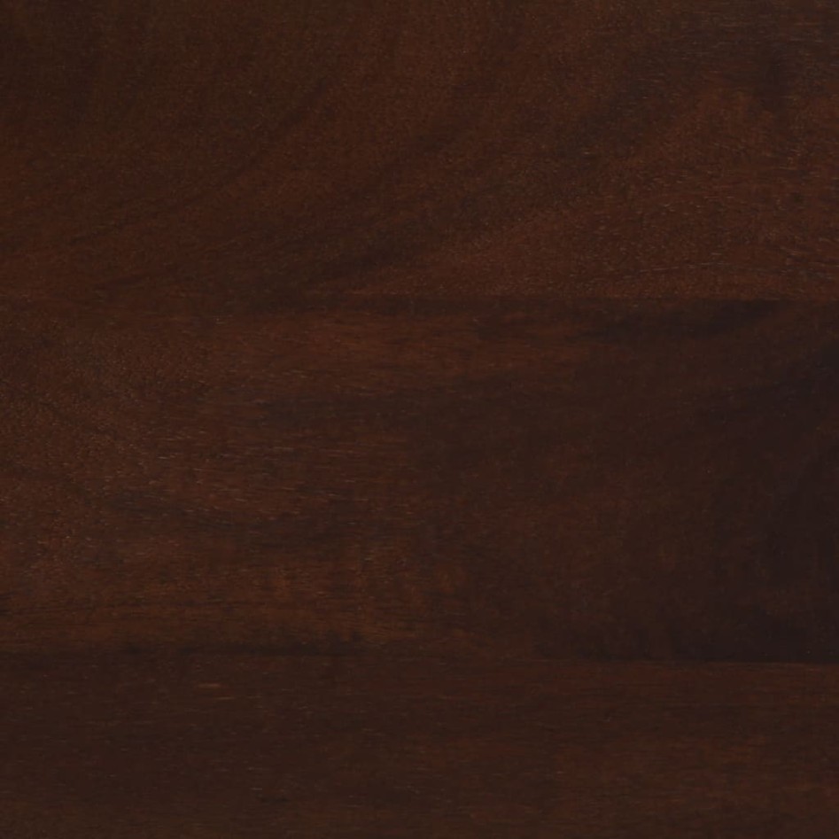 Mesita de noche madera maciza mango marrón 50x34x62