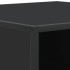 Mesa de centro madera de ingeniería y metal negro 100x100x30