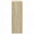 Aparador con LED madera de ingeniería roble Sonoma 72x34x100