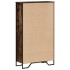 Estantería madera de ingeniería roble ahumado 80x31x137,5