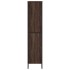 Estantería de madera de ingeniería marrón roble 80x31x137,5