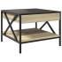 Mesa de centro con Infinity LED roble Sonoma 50x50x38