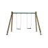 Columpio Doble  de Madera Modelo Draco