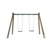 Columpio Doble  de Madera Modelo Draco