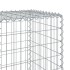 Cesta de gaviones con cubierta hierro galvanizado 100x50x150